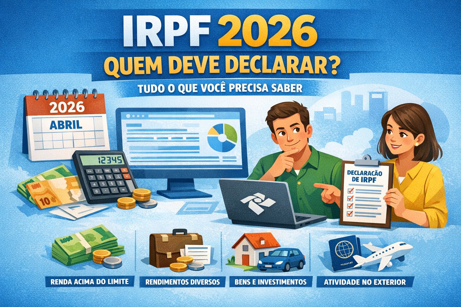 IRPF 2026 quem deve declarar imposto de renda pessoa física